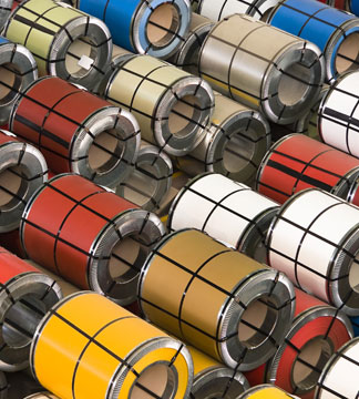 Galvanized color coated roll